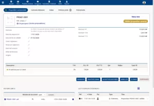Création de devis - Dolibarr